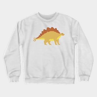 Cute happy Dinosaur Stegosaur Crewneck Sweatshirt